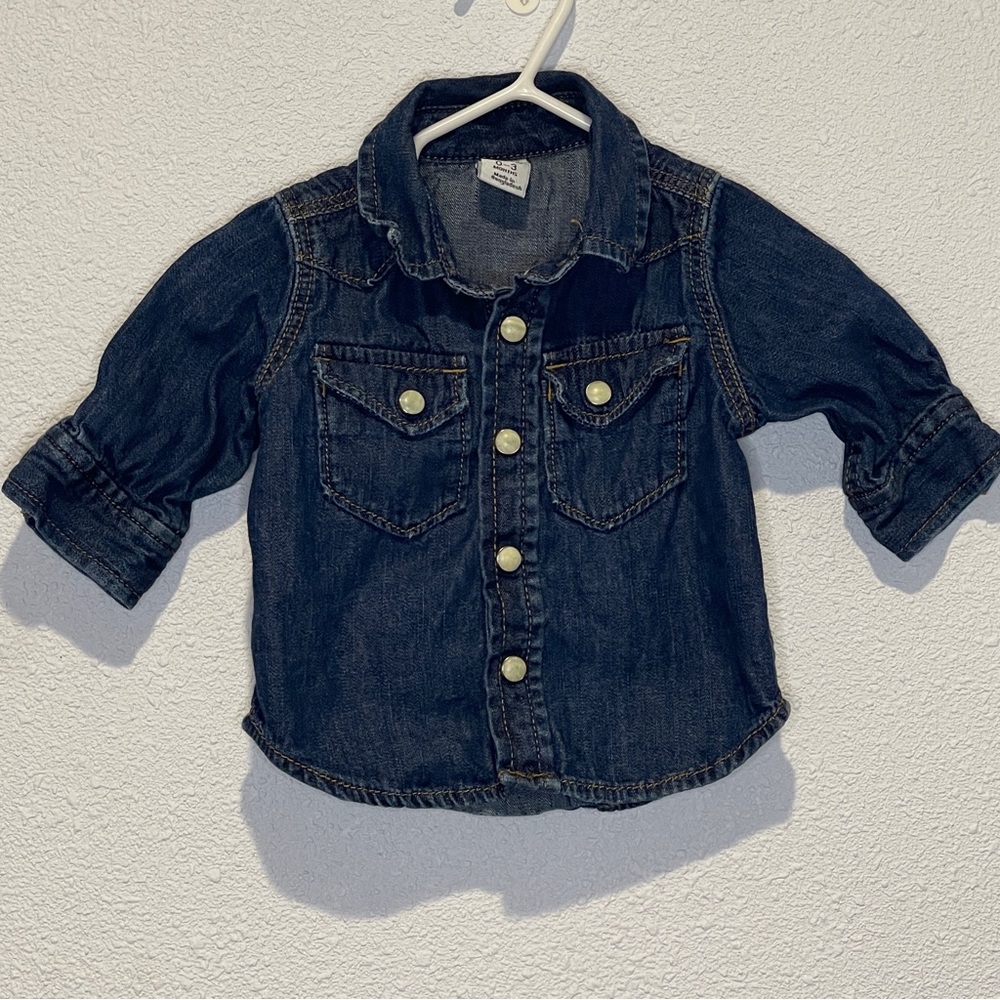Denim Button Down Shirt
